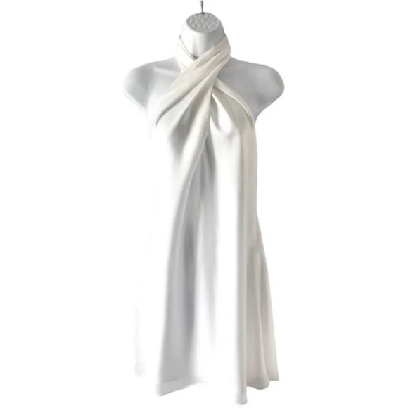 Show Me Your Mumu Jasmine Halter Mini Ivory - Picture 2 of 5
